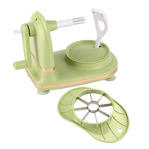Apfelschäler und Schneider, Apfelschaler Apfelschneider mit Kurbel Manueller Apfelspalter Apfelspaltenschneider Kartoffelschäler Kartoffelschälmaschine, für Apfel Obst Schneider Apfelschäler und Schneider, Apfelschaler Apfelschneider mit Kurbel Manueller Apfelspalter Apfelspaltenschneider Kartoffelschäler Kartoffelschälmaschine, für Apfel Obst Schneider von Ejoyous