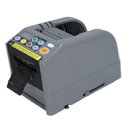 Automatischer Klebebandabroller, Elektronischer Bandspender Klebebandschneider für 6-60mm Bandbreite 0.2-39.33in Länge mit Speicherfunktion und Sensorstopp (EU-Stecker 220-240V (180-265V Netzteil)) von Ejoyous
