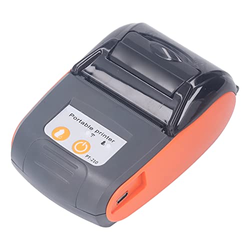 Bluetooth Rechnungsdrucker, 58mm Kabelloser Thermodrucker USB Bondrucker Belegdrucker Etikettendrucker, für Einzelhandel Restaurants Büro kompatibel mit Android PC (Ohne Fall) von Ejoyous
