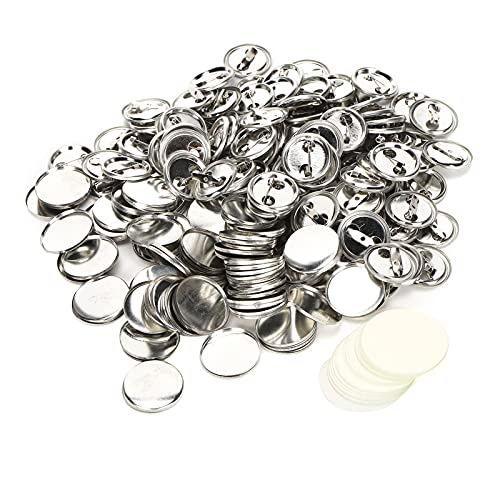 Buttonrohlinge 25mm, 100 Stück Buttons Anstecker Knopfteile Metallknopf Runden Buttons zum Selbstgestalten Satz Pin Buttons Zubehör, für Buttonmaschine DIY Handwerk (100 Sätze 25-mm-Metallabzeichen) Buttonrohlinge 25mm, 100 Stück Buttons Anstecker Knopfteile Metallknopf Runden Buttons zum Selbstgestalten Satz Pin Buttons Zubehör, für Buttonmaschine DIY Handwerk (100 Sätze 25-mm-Metallabzeichen) von Ejoyous