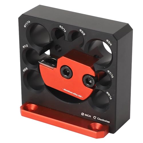 Ejousous Dulhel Maker Jig Kit, Imperial 8 Löcher Verstellbare Dübelhersteller -Jig -Kit mit Carbide Blade, Holzbearbeitung Rundes Stangenhilfsmittel für Elektrische Bohrer von Ejoyous
