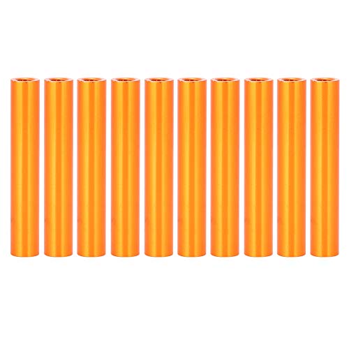 Ejoyous 10 Stück M3x30 Runde Aluminium Abstandshalter Säulenadapter Stehbolzen mit Gewinde für Flugzeug Drohne Helikopter Orange von Ejoyous