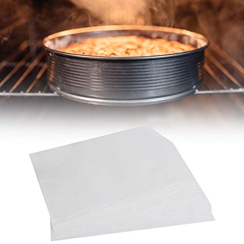 Ejoyous 100 Pcs Nicht -Stick -Pergamentpapierbackbleche Silikon Backmatten Küchenzubehör Zum Backen von BBQ Dämpfen, Nicht Giftiger Beschichtung, Stabil und Stark, Hochtemperaturbeständig, (WHITE) von Ejoyous