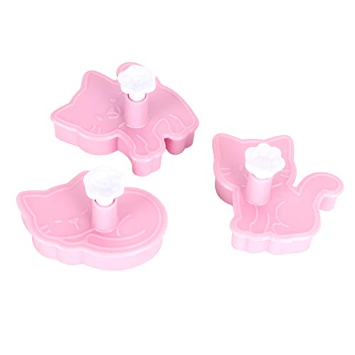 Ejoyous 3 Kekse Formen Cartoon -Katze -Form Accessoire Set, Sicheres und Robustes Material, Bequem und Praktisch, Vielseitige Verwendung, Entzückendes Design, Einfach zu Reinigen und zu Lagern, Ejoyous 3 Kekse Formen Cartoon -Katze -Form Accessoire Set, Sicheres und Robustes Material, Bequem und Praktisch, Vielseitige Verwendung, Entzückendes Design, Einfach zu Reinigen und zu Lagern, von Ejoyous