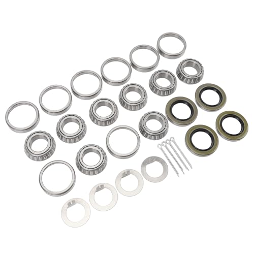 Ejoyous Anhängerrad-Hub-Lager-Kit 4-Stc-Anhängerachlerlager mit L44643 Innen Außenlagern und Dichtungen für 1 Zoll 2000-2200 Lbs Bootsanhänger Ejoyous Anhängerrad-Hub-Lager-Kit 4-Stc-Anhängerachlerlager mit L44643 Innen Außenlagern und Dichtungen für 1 Zoll 2000-2200 Lbs Bootsanhänger von Ejoyous