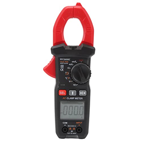 Ejoyous Digitales Klemme Messgerät, Klemme Amperemeter Smart NCV AC DC Voltmeter-Messung My-2600C, Weitbereichsmessung, Tragbares Design mit Einfachem Display für die Elektrische Messung des Haushalts Ejoyous Digitales Klemme Messgerät, Klemme Amperemeter Smart NCV AC DC Voltmeter-Messung My-2600C, Weitbereichsmessung, Tragbares Design mit Einfachem Display für die Elektrische Messung des Haushalts von Ejoyous