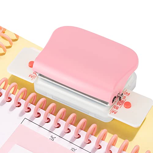 Ejoyous Hole Punch, A4/30 Loch A5/20 Löcher B5/26 Löcher Papier Puncher Lose Blatt Handbuch Stanzmaschine Pink Zum Handwerk Papier Scrapbooking -Karten Office Studio von Ejoyous