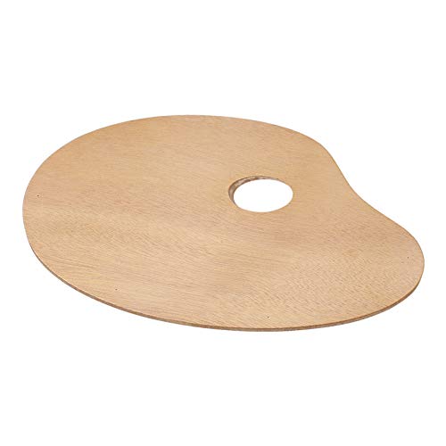 Ejoyous Holzpalette Holz Malpalette Mischpalette Oval Rund Farbmischpalette mit Griffloch für Malen Ölfarben Kunst Aquarell 20 * 30 cm Ejoyous Holzpalette Holz Malpalette Mischpalette Oval Rund Farbmischpalette mit Griffloch für Malen Ölfarben Kunst Aquarell 20 * 30 cm von Ejoyous