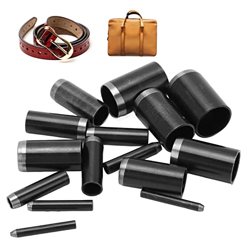 Ejoyous Leder Stanzer Set, 15 Stück Runde Locher Werkzeug Lochstanzer Set Stanzwerkzeug Lederhandwerk Stanzform für Leinwand Lederhandwerk 1-15mm Ejoyous Leder Stanzer Set, 15 Stück Runde Locher Werkzeug Lochstanzer Set Stanzwerkzeug Lederhandwerk Stanzform für Leinwand Lederhandwerk 1-15mm von Ejoyous