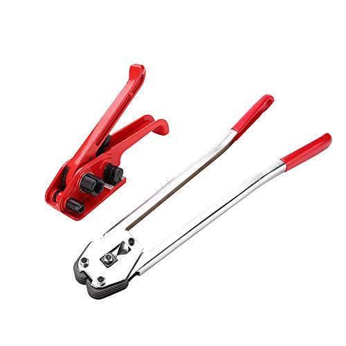 Ejoyous Pallet Strapping Kit Bandspanner Umreifungsspanner Für 12-19 Mm Pp, Pet Oder Textil, Händisches Umreifungsgerät Für Versiegeln Und Verpacken Von Umreifungsbändern Ejoyous Pallet Strapping Kit Bandspanner Umreifungsspanner Für 12-19 Mm Pp, Pet Oder Textil, Händisches Umreifungsgerät Für Versiegeln Und Verpacken Von Umreifungsbändern von Ejoyous