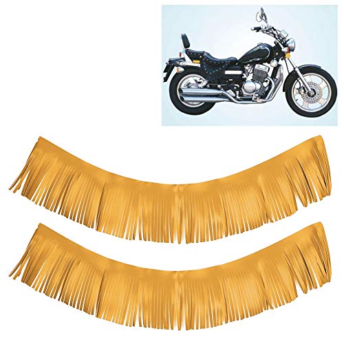 Ejoyous Satteltaschen-Fransen, Schwarze Leder-Floorboard-Sattelbeutel für Motorradpedale und Satteltaschen, Hochwertiges Künstliches Leder, Premium-Dekoration, Volle Verlängerung Bis zu (Gelb Ejoyous Satteltaschen-Fransen, Schwarze Leder-Floorboard-Sattelbeutel für Motorradpedale und Satteltaschen, Hochwertiges Künstliches Leder, Premium-Dekoration, Volle Verlängerung Bis zu (Gelb von Ejoyous