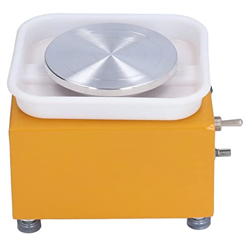 Elektrische Töpferscheibe, Mini Töpferscheibe, Tonmaschine Mit 10 cm Drehteller und Abnehmbarem Schallwand Pottery Wheel Drehteller, Elektrisch Minitopf Töpferset für Anfänger Elektrische Töpferscheibe, Mini Töpferscheibe, Tonmaschine Mit 10 cm Drehteller und Abnehmbarem Schallwand Pottery Wheel Drehteller, Elektrisch Minitopf Töpferset für Anfänger von Ejoyous