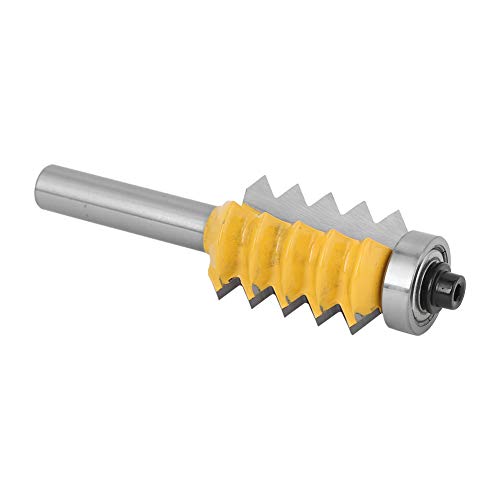 Fräser-Bit-Set, 8-Schaft-Holzbearbeitungs-Fräser, Schiene, Holm-Fräser, Umkehrbar, Fingerleim-Verbindungs-Fräser, Holzbearbeitungs-Fräser, Fräser mit(Vielzahn-Zapfenmesser 8X30) von Ejoyous