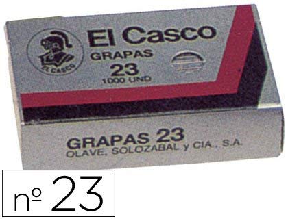 El Casco 136862 Heftklammern Nr. 23/6G verzinkt, 1.000 Stück von El Casco