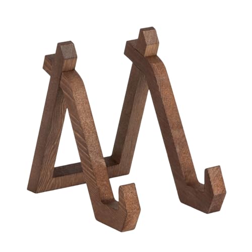 Eladcncmc Tellerständer aus Holz mit verstellbaren Staffeleien für dekorative Teller, Kunstwerke und Fotos, Heimdekorationszubehör Eladcncmc Tellerständer aus Holz mit verstellbaren Staffeleien für dekorative Teller, Kunstwerke und Fotos, Heimdekorationszubehör von Eladcncmc