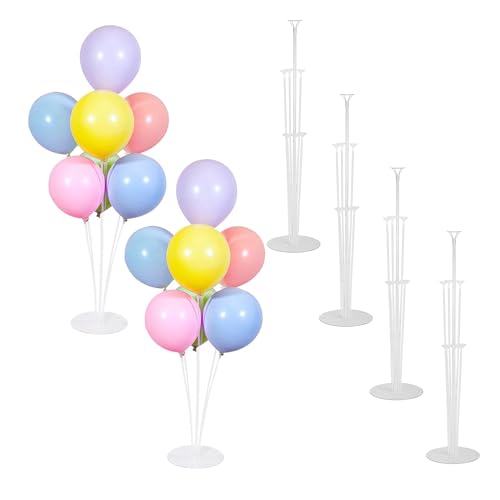 Ballonständer für Luftballons, 6 Sets Luftballon Ständer mit Stäben und Halterungen, Wiederverwendbare Luftballon Ständer Transparentes Ballon Stand Set für Geburtstag Partydeko Hochzeit Ballonständer für Luftballons, 6 Sets Luftballon Ständer mit Stäben und Halterungen, Wiederverwendbare Luftballon Ständer Transparentes Ballon Stand Set für Geburtstag Partydeko Hochzeit von Elalove