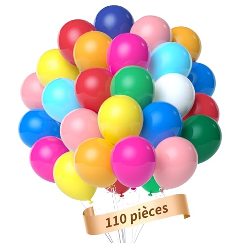 Elalove 110 Latexballons 27cm - Mehrfarbiges Set für Geburtstag, Hochzeit, Babyparty, Partydekoration, Heliumkompatibel Elalove 110 Latexballons 27cm - Mehrfarbiges Set für Geburtstag, Hochzeit, Babyparty, Partydekoration, Heliumkompatibel von Elalove
