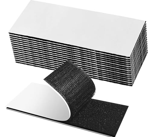 Selbstklebend, 20 Stück, Extra Starkes für Nähen und Basteln, Selbstklebendes, zum Nähen, Wiederverwendbar, 50mm x 100mm von Elalove