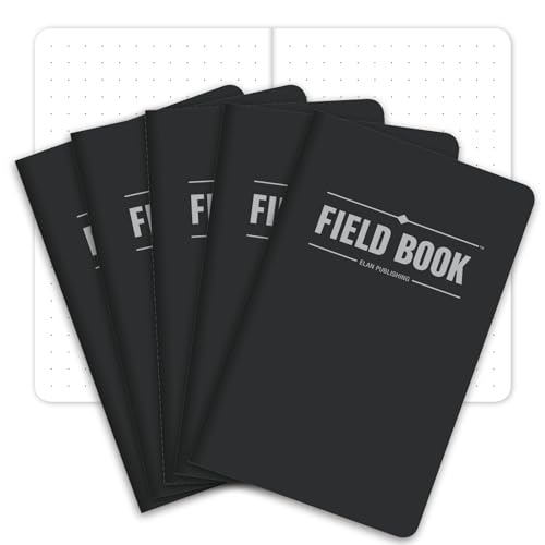 Elan Publishing Company Field Notebook – 8,9 x 14 cm – Graph Memo Buch, 5 Stück Gepunktet Elan Publishing Company Field Notebook – 8,9 x 14 cm – Graph Memo Buch, 5 Stück Gepunktet von Elan Publishing Company