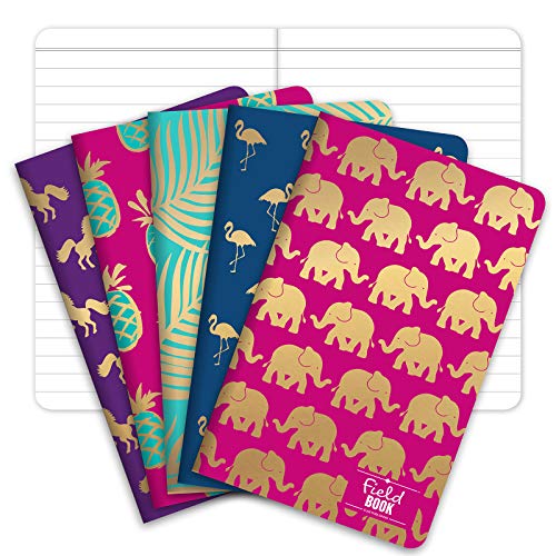 Elan Publishing Company Field Notizbuch mit Goldfolienmuster, liniert, 8,9 x 14 cm 3.5"x5.5" Lined Elan Publishing Company Field Notizbuch mit Goldfolienmuster, liniert, 8,9 x 14 cm 3.5"x5.5" Lined von Elan Publishing Company