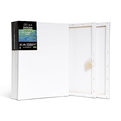 Elan Keilrahmen Leinwand 30x40 6er Set, 100% Baumwolle Leinwand zum Bemalen Klein, Leinwand Set Klein, Leinwände für Acrylfarben, Keilrahmen Klein 30x40, Keilrahmen Set, Leinwand Malen, Leinwand Acryl Elan Keilrahmen Leinwand 30x40 6er Set, 100% Baumwolle Leinwand zum Bemalen Klein, Leinwand Set Klein, Leinwände für Acrylfarben, Keilrahmen Klein 30x40, Keilrahmen Set, Leinwand Malen, Leinwand Acryl von Elan