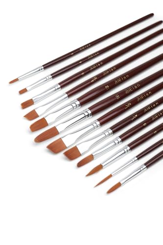 Elan Pinselset mit kurzem Griff, 12x Pinsel für Acrylfarben, Borstenpinsel, Künstlerpinsel Set, Acryl Pinselset, Malpinsel Set Acryl, Pinsel Acrylfarben, Acrylpinsel Set, Varied Paintbrush Set Elan Pinselset mit kurzem Griff, 12x Pinsel für Acrylfarben, Borstenpinsel, Künstlerpinsel Set, Acryl Pinselset, Malpinsel Set Acryl, Pinsel Acrylfarben, Acrylpinsel Set, Varied Paintbrush Set von Elan