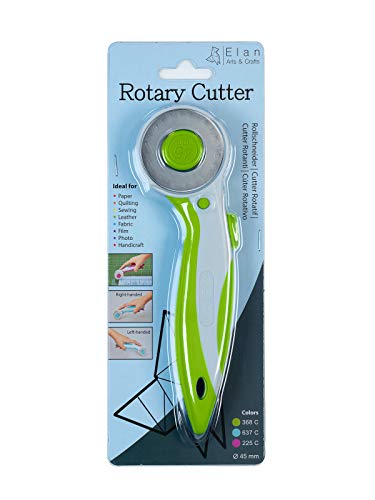 Elan Rollschneider Grün, Stoffschneider Rollschneider Stoff, Stoffroller Schneider, Schneideroller für Stoff, Papier, Rotary Cutter, stoff rollschneider set, Schneidroller, Rollmesser 45mm Elan Rollschneider Grün, Stoffschneider Rollschneider Stoff, Stoffroller Schneider, Schneideroller für Stoff, Papier, Rotary Cutter, stoff rollschneider set, Schneidroller, Rollmesser 45mm von Elan