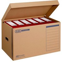 10 ELBA Archivcontainer tric system braun 54,5 x 36,0 x 32,0 cm von Elba