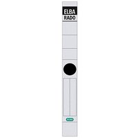 10 ELBA Ordneretiketten rado weiß für 5,0 cm Rückenbreite von Elba