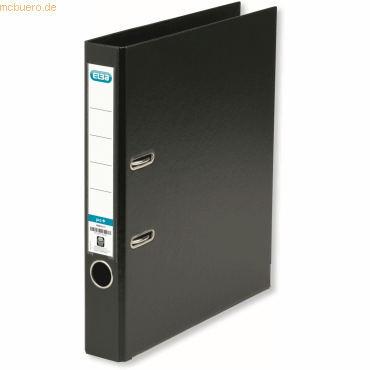 10 x Elba Ordner A4 smart 50mm PP/PP schwarz von Elba