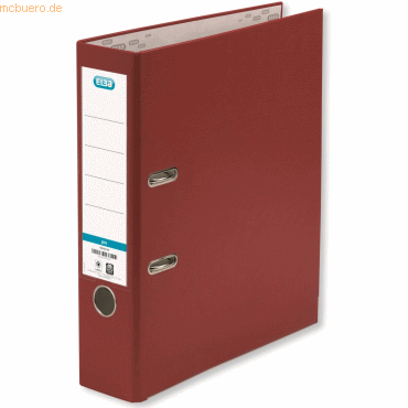 10 x Elba Ordner smart PP/Papier A4 285x318mm 80mm bordeaux 10 x Elba Ordner smart PP/Papier A4 285x318mm 80mm bordeaux von Elba