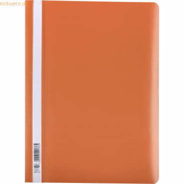 10 x Elba Sichthefter A4 PP orange von Elba