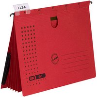 5 ELBA Personalhefter chic ULTIMATE Karton rot 5 x kaufmännische Heftung von Elba