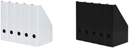 Bundle of Landré Stehsammler A4, aus stabilem Karton 7cm breit, weiss, 5 Stück + Landré Stehsammler A4, aus stabilem Karton 7cm breit, schwarz, 5 Stück Bundle of Landré Stehsammler A4, aus stabilem Karton 7cm breit, weiss, 5 Stück + Landré Stehsammler A4, aus stabilem Karton 7cm breit, schwarz, 5 Stück von Elba