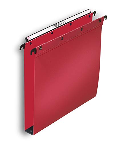 ELBA 100330387 Hängemappe Polypro Design 10er Pack für A4 Bodenbreite 3 cm aus Polypropylen Kunststoff rot Schrank ideal für die lose Blatt-Ablage im Büro und der Behörde ELBA 100330387 Hängemappe Polypro Design 10er Pack für A4 Bodenbreite 3 cm aus Polypropylen Kunststoff rot Schrank ideal für die lose Blatt-Ablage im Büro und der Behörde von Elba