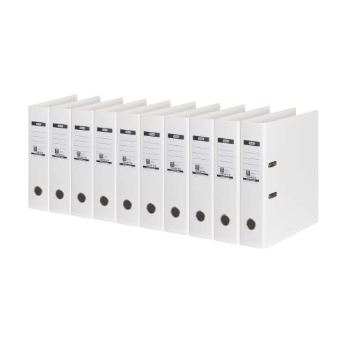 Elba Ordner A4, Strong-Line, 8 cm breit, Kunststoff, weiß, 10 Stück Elba Ordner A4, Strong-Line, 8 cm breit, Kunststoff, weiß, 10 Stück von Elba