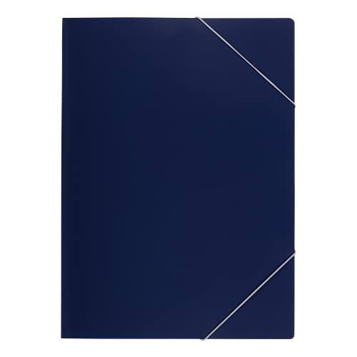 Oxford Eckspanner-Mappe, aus PP-Kunststoff, dunkelblau, 10er Pack von Oxford
