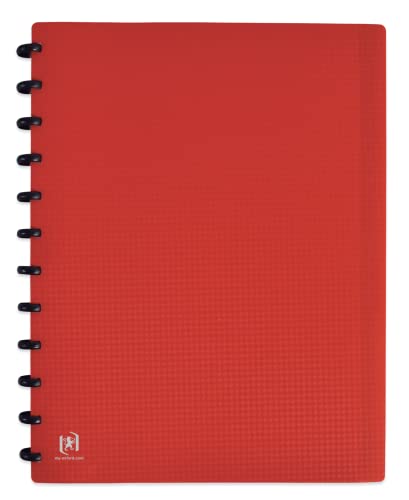 OXFORD Memphis Variozip Dokumentenmappe A4, 60 Ansichten, 30 abnehmbare Hüllen, Polypropylen-Deckel, Rot OXFORD Memphis Variozip Dokumentenmappe A4, 60 Ansichten, 30 abnehmbare Hüllen, Polypropylen-Deckel, Rot von Oxford