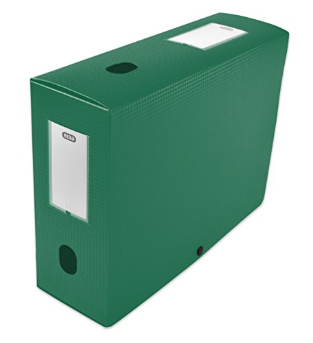 ELBA 400094576 Heftbox zu montieren Rücken 100 mm Polypropylen blickdicht 24 x 32 cm grün von Elba