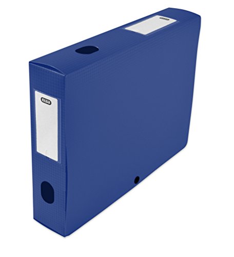 ELBA 400094608 Heftbox zu montieren Rücken 60 mm Polypropylen blickdicht 24 x 32 cm blau von Elba