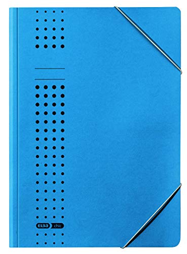 ELBA Eckspanner-Mappe chic, für A4, aus Karton, blau, 25er Pack ELBA Eckspanner-Mappe chic, für A4, aus Karton, blau, 25er Pack von Elba