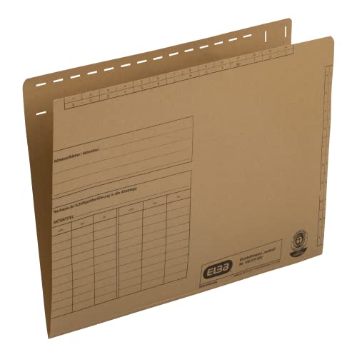 ELBA Einstellmappe, 100er Pack, Natronkarton, naturbraun ELBA Einstellmappe, 100er Pack, Natronkarton, naturbraun von Elba