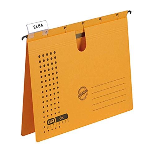 ELBA Hängehefter chic für A4, aus Karton, gelb, 5er Pack ELBA Hängehefter chic für A4, aus Karton, gelb, 5er Pack von Elba