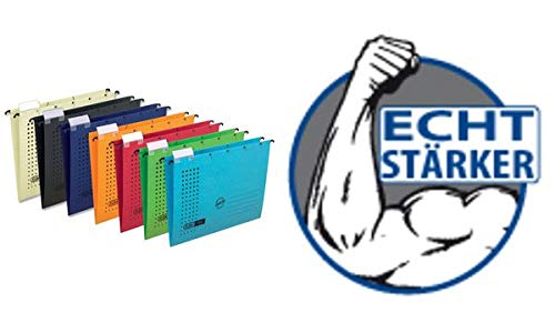 ELBA Hängemappe chic ULTIMATE, DIN A4, rot, 5er, Sie erhalten 1 Packung, Packungsinhalt: 5 er Set ELBA Hängemappe chic ULTIMATE, DIN A4, rot, 5er, Sie erhalten 1 Packung, Packungsinhalt: 5 er Set von Elba