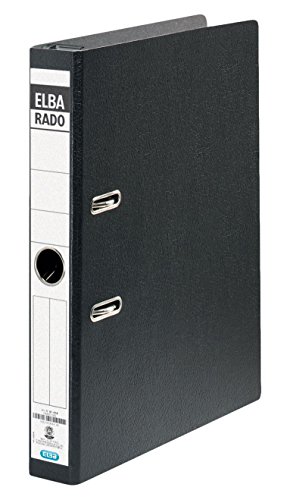 ELBA Hängeordner rado Hartpappe DIN A4 schmal 5 cm Rücken schwarz mit Hängeschwenkbügel aus Kunststoff Ring-ordner Aktenordner Briefordner Büroordner Pappordner Schlitzordner Blauer Engel, 1 Stück ELBA Hängeordner rado Hartpappe DIN A4 schmal 5 cm Rücken schwarz mit Hängeschwenkbügel aus Kunststoff Ring-ordner Aktenordner Briefordner Büroordner Pappordner Schlitzordner Blauer Engel, 1 Stück von Elba