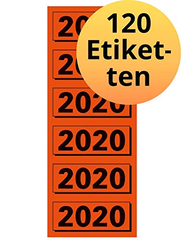 ELBA Inhaltsschild Jahres-Schild 2020, 120 Stück für Ordner, 20 Blatt, rot ELBA Inhaltsschild Jahres-Schild 2020, 120 Stück für Ordner, 20 Blatt, rot von Elba