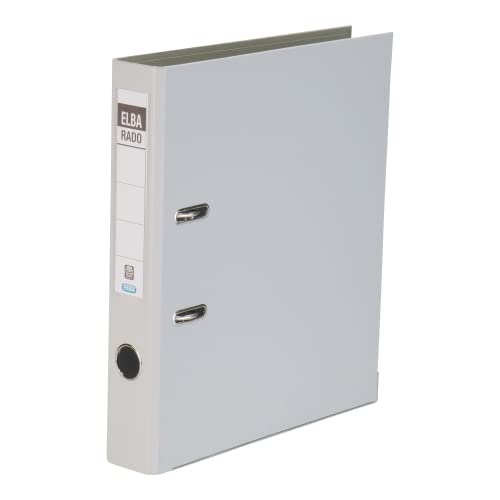 Elba Ordner A4, aus Kunststoff, rado plast, 5 cm schmal, grau, 20 Stück Elba Ordner A4, aus Kunststoff, rado plast, 5 cm schmal, grau, 20 Stück von Elba