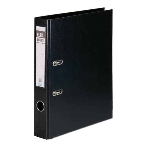Elba Ordner A4, rado plast, 5cm schmal, Kunststoff, schwarz, 1 Stück Elba Ordner A4, rado plast, 5cm schmal, Kunststoff, schwarz, 1 Stück von Elba