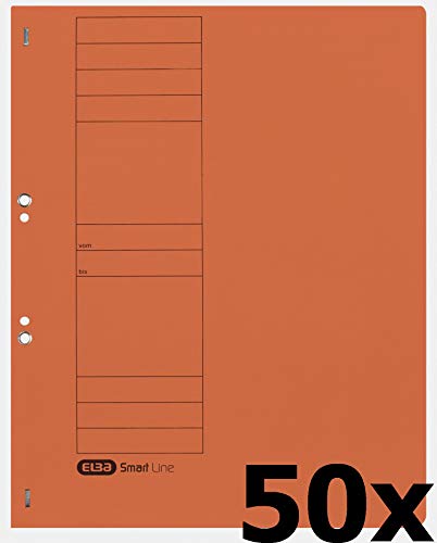 ELBA Ösenhefter, orange, 50er Pack von Elba