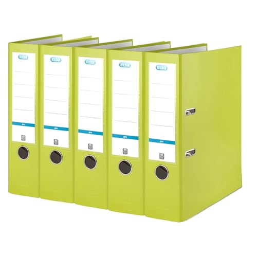 ELBA Ordner A4 smart Pro, 8 cm breit, Kunststoff außen, hellgrün, 5 Stück ELBA Ordner A4 smart Pro, 8 cm breit, Kunststoff außen, hellgrün, 5 Stück von Elba
